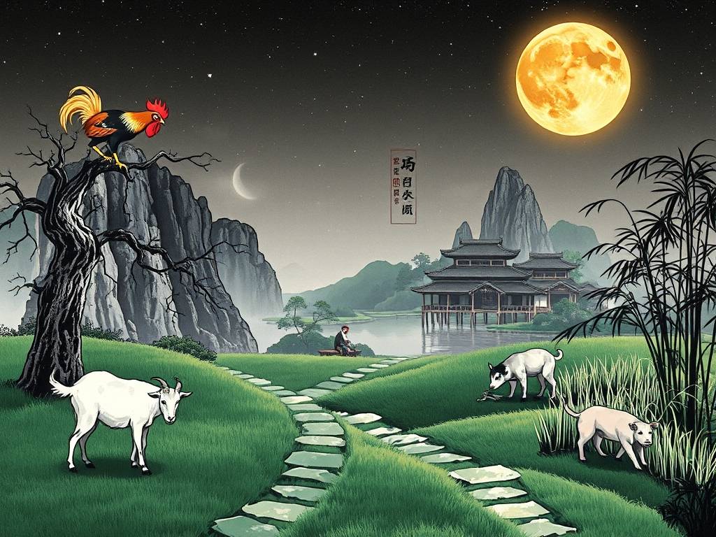 未羊申猴酉鸡戌狗亥猪