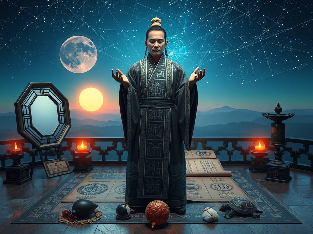 八卦图解之奇门遁甲预测3d方法