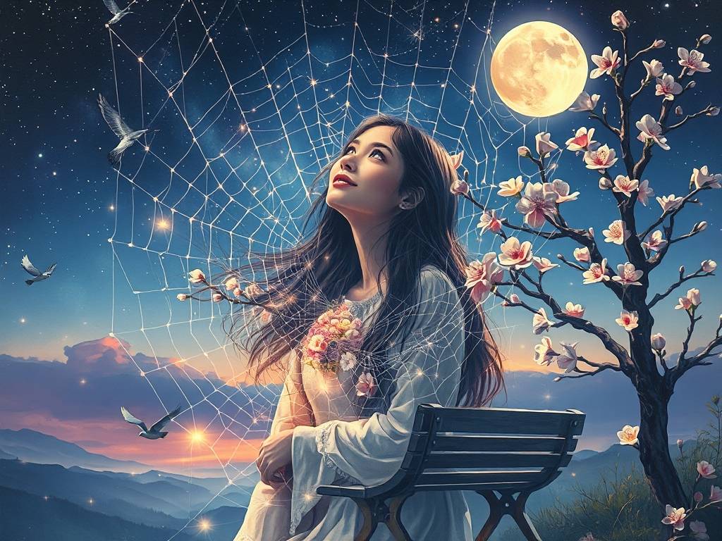 幸福在向你招手！做梦梦见蜘蛛网缠身