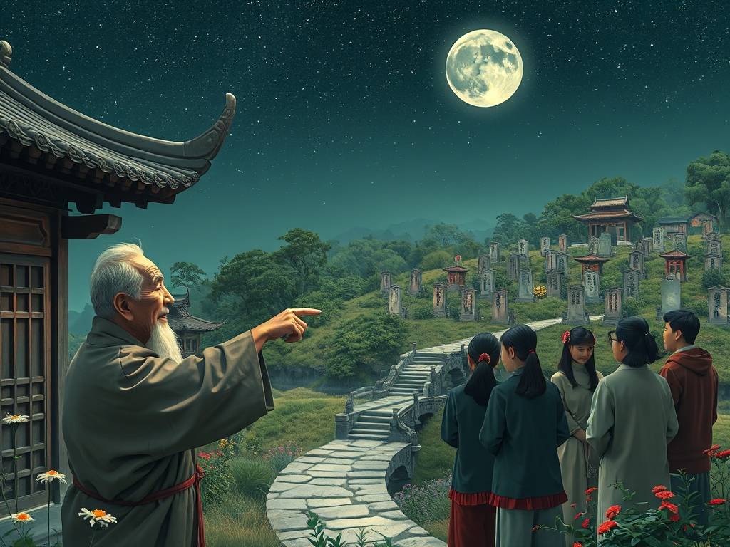 农村看(kàn)坟地绝招风水揭秘