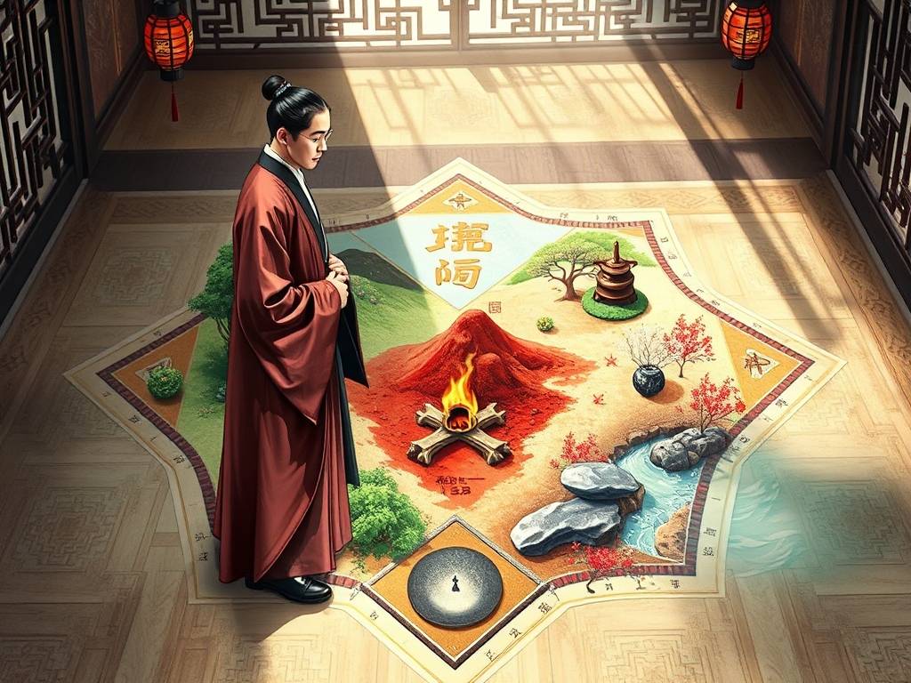 九星风水学中的五行属性运用问题分析