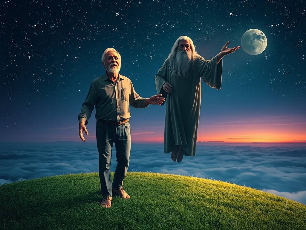 梦见上帝牵着我