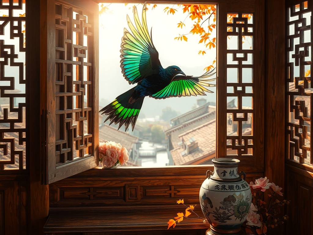 梦见喜鹊飞进家