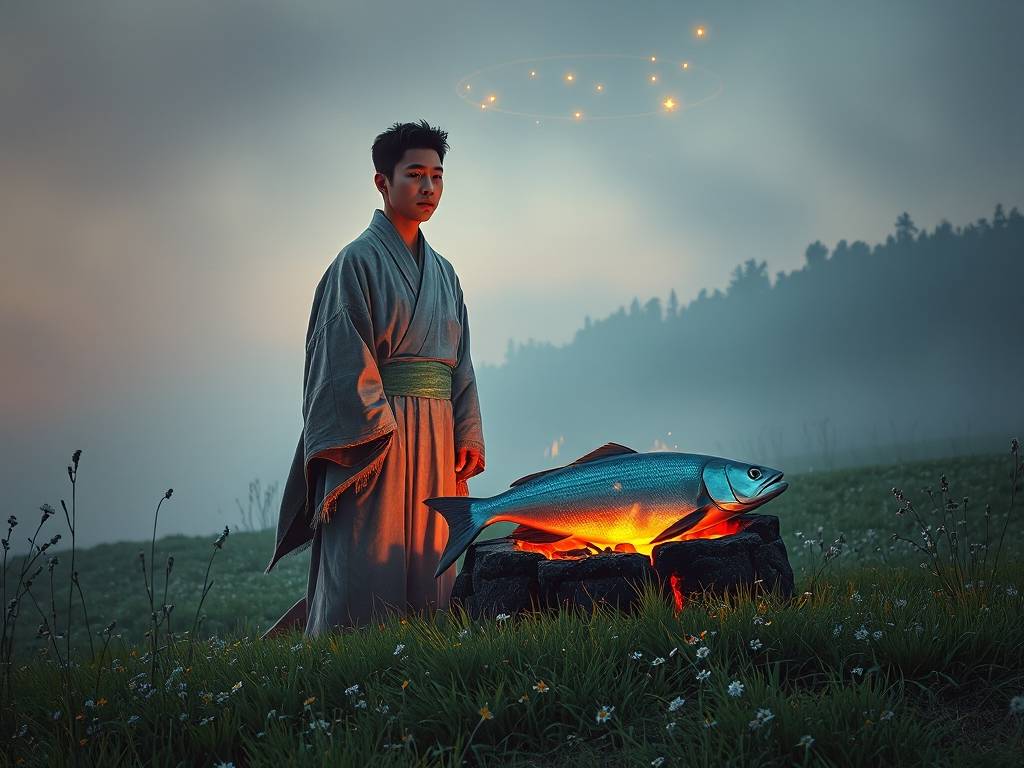 梦见别人烧鱼