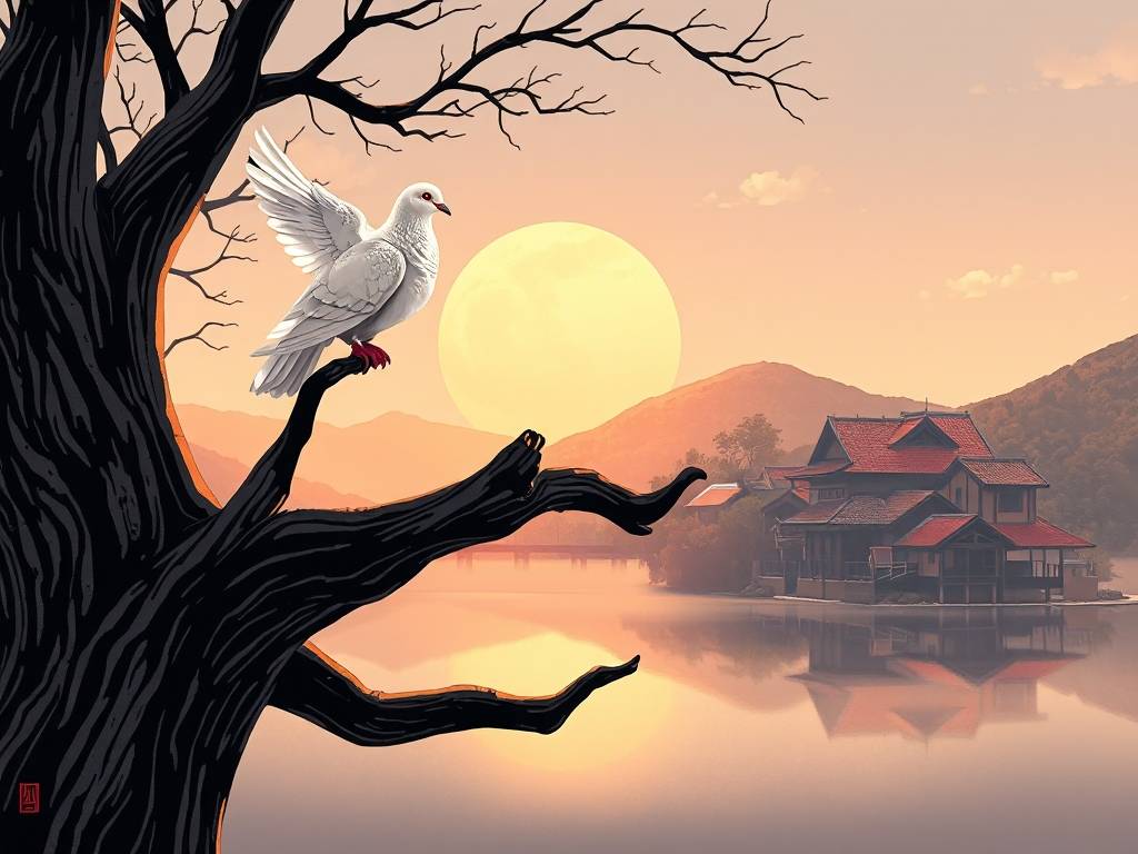 梦见白色鸽子