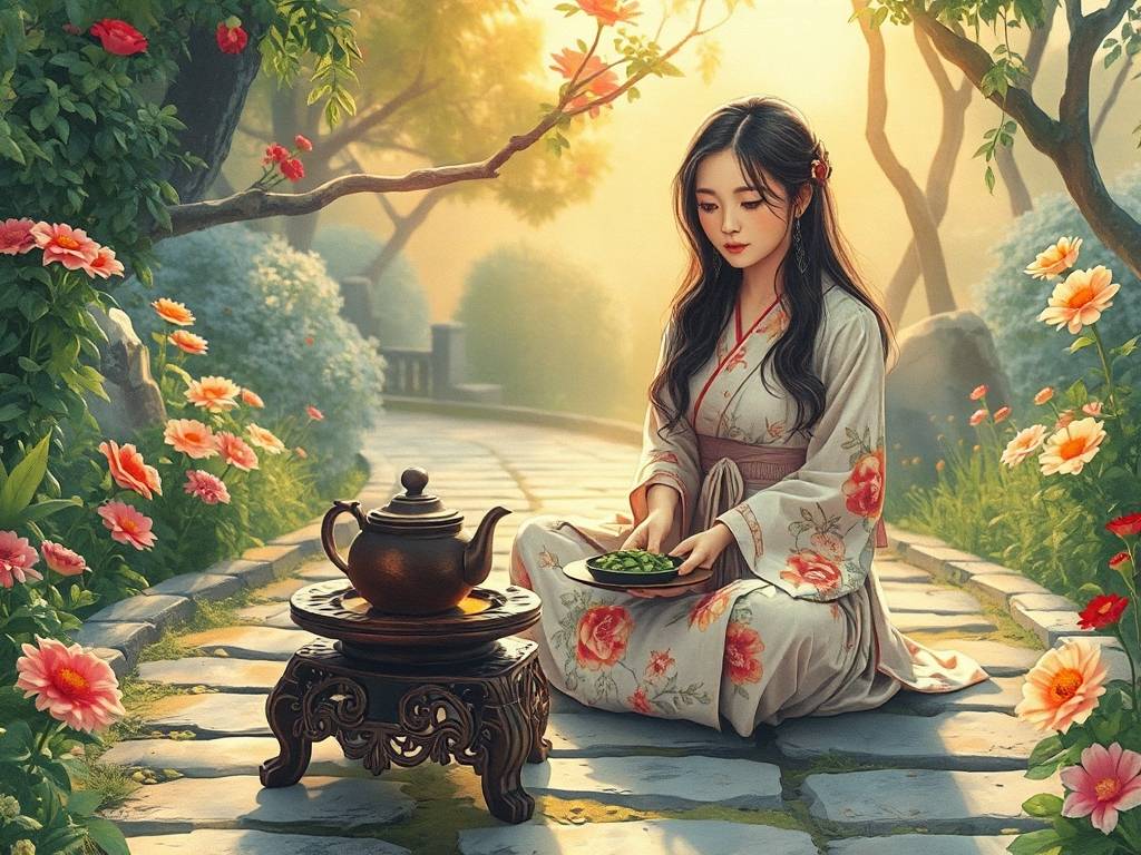 美眉花草茶占卜