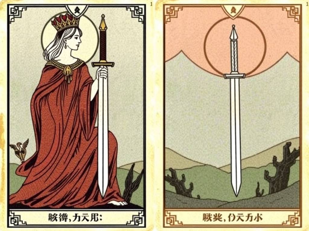 塔罗牌宝劍(jiàn)皇后/王后正位逆位牌意解读