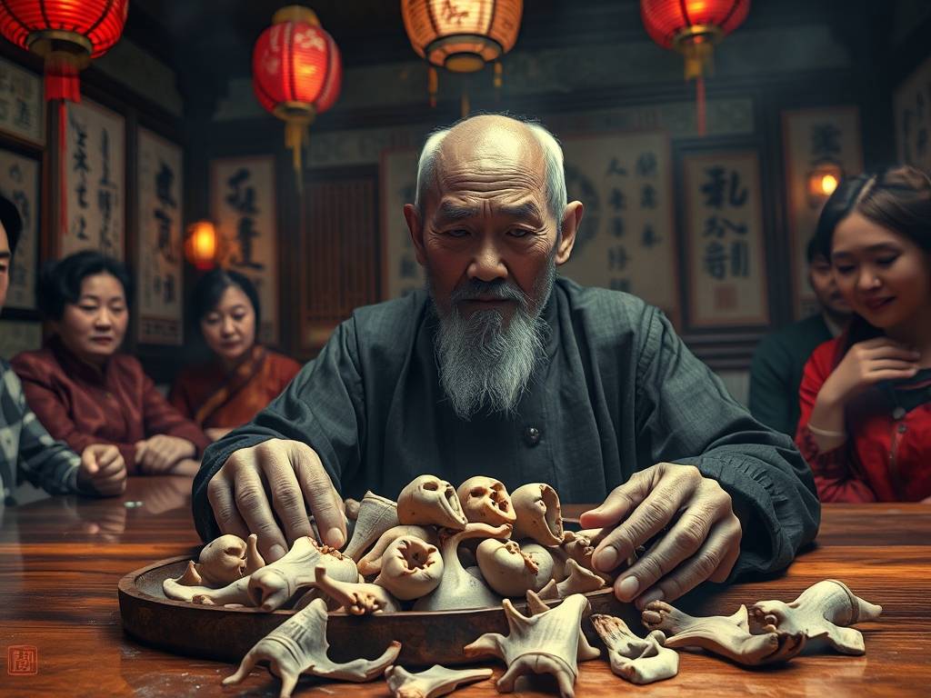 相术算命：命相故事之盲人摸骨