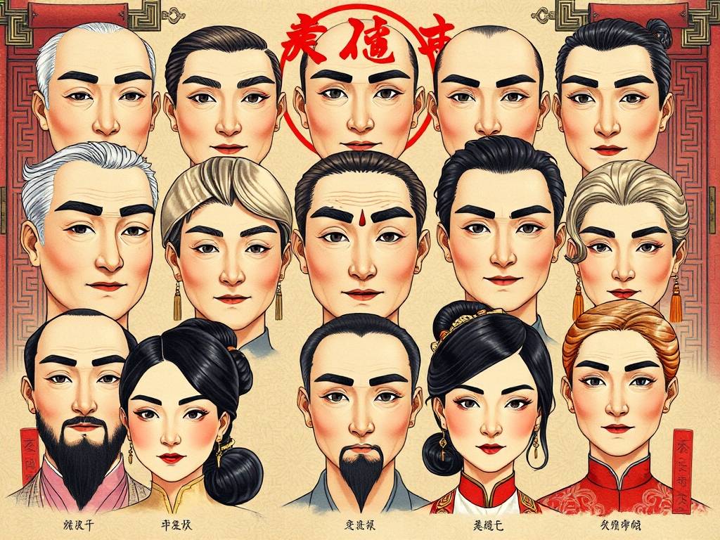 眉毛看相算命图解了解哪些眉毛最招财