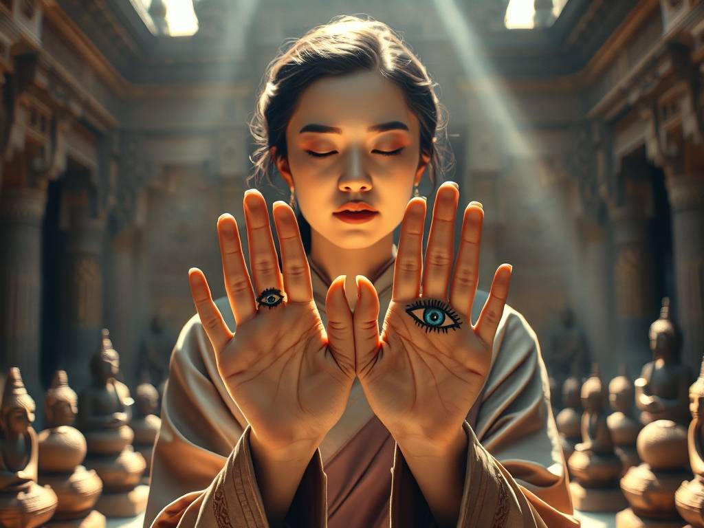 双手有佛眼纹的女人 有佛眼纹的人头脑聪慧
