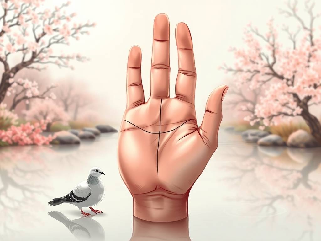 手相婚姻线图解(七)：婚姻不合的手相图