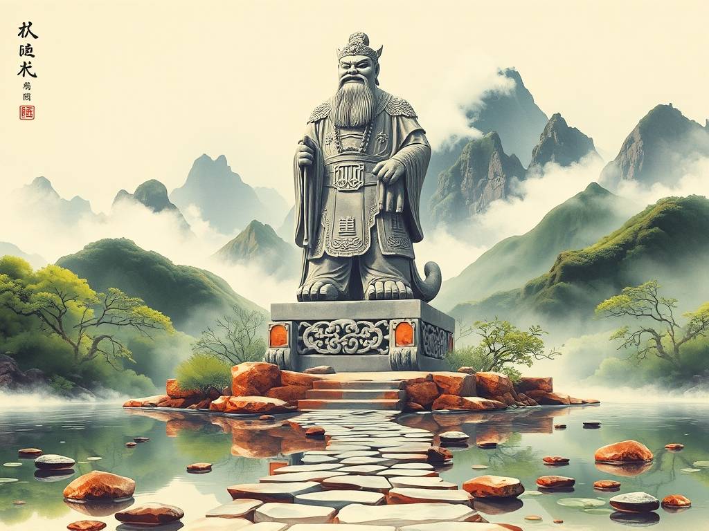风水招财泰山石敢