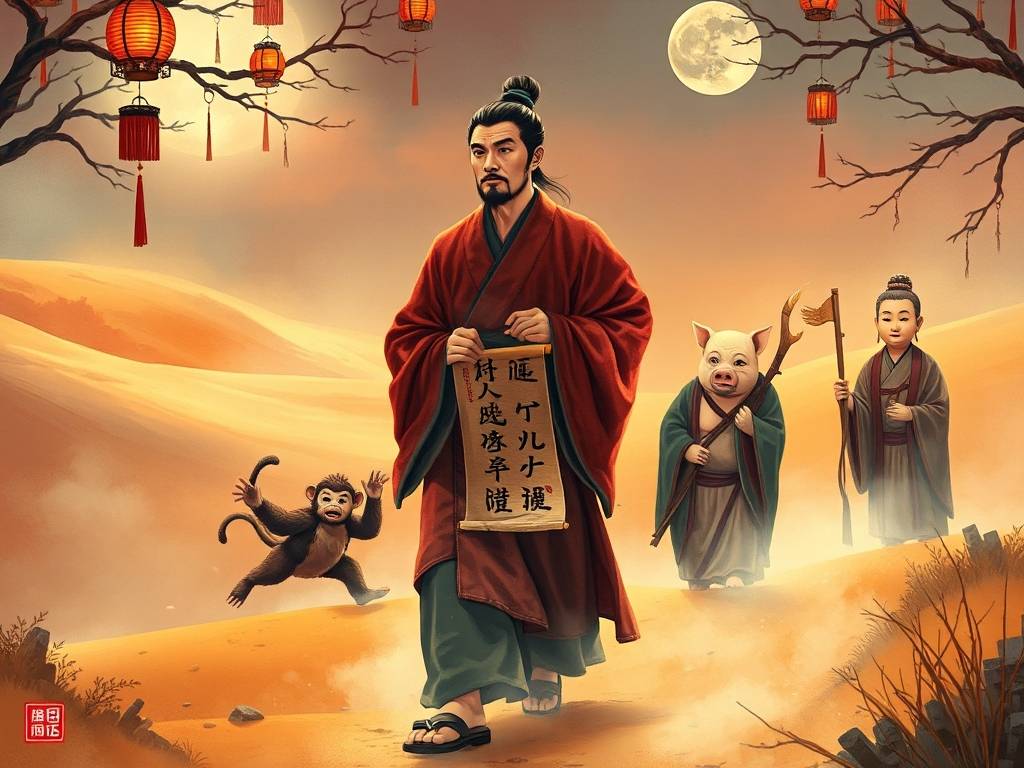 解签唐僧取经