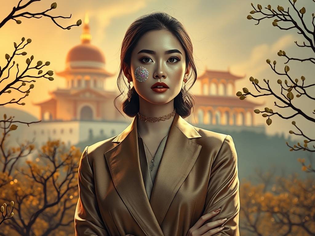 一定会巨富的痣相女 前程无限眼光独到