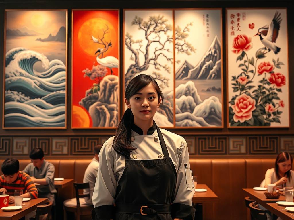 餐厅背景挂画的6个风水讲究