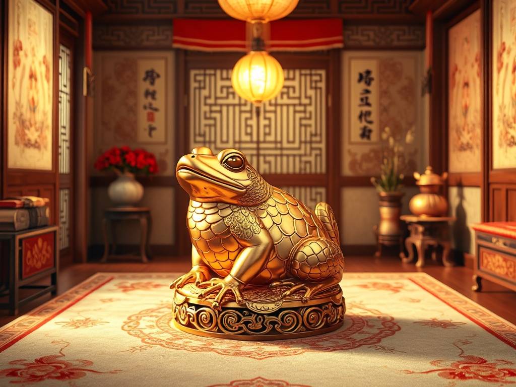 家中财位放什么最招财 金蟾摆财位头宜朝室內(nèi)