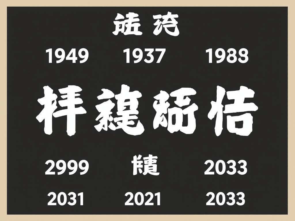 属牛的年份表