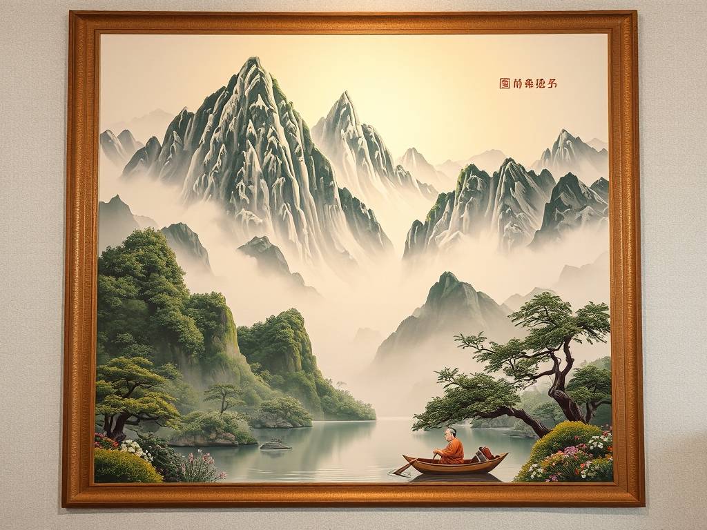 办公室(shì)挂山水画风水禁忌