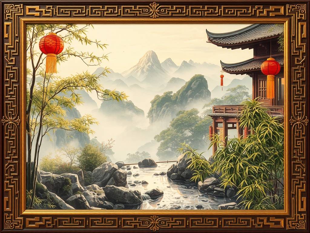 办公室(shì)挂山水画风水禁忌