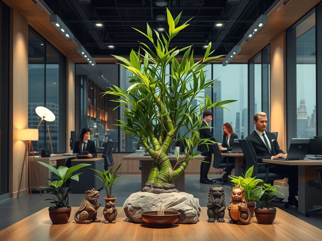 招员工的风水摆法  富贵竹积累财富吸人才