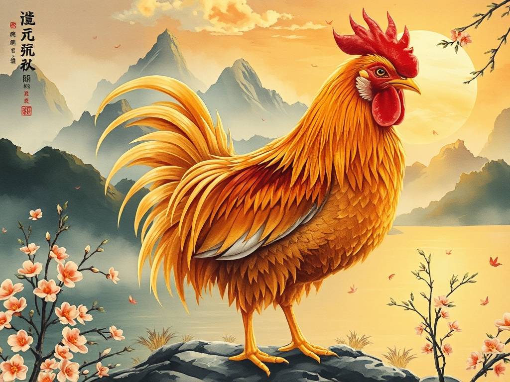 十二生肖酉鸡