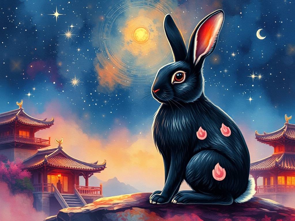 黑兔寓意着什么 2023黑兔年行好运