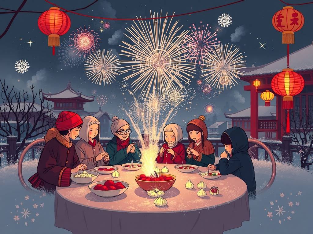 2023年大年三十晚上有哪些风俗 包饺子 燃放爆竹