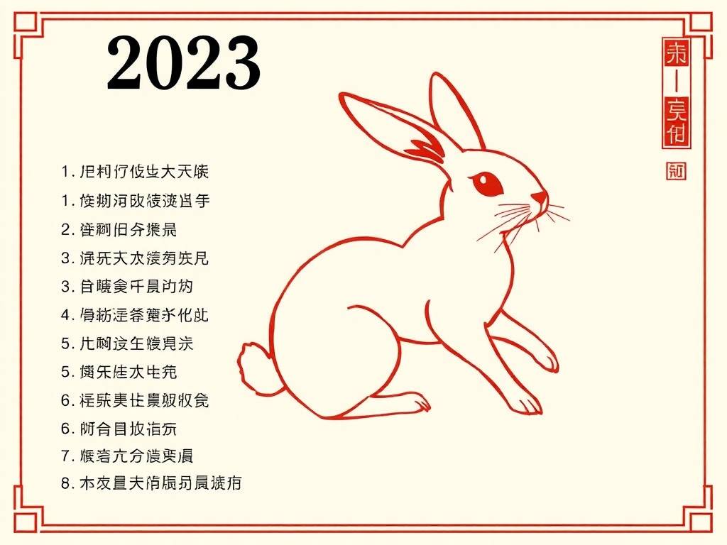 2023岁属什么的生肖 生肖兔在2023年的运势