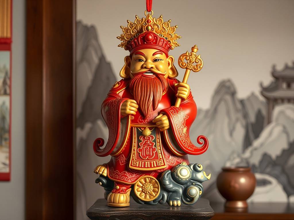 挂件财神爷挂哪里 财神年画的寓意是什么