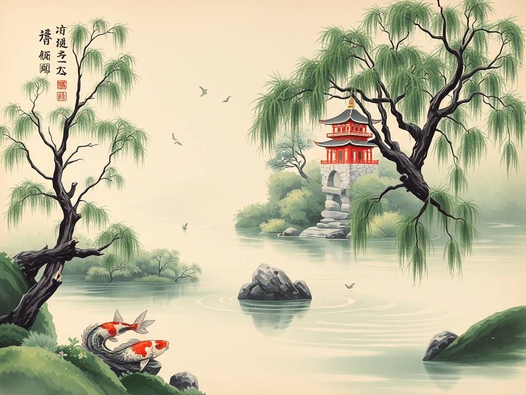 房子北墙挂什么画好风水招财