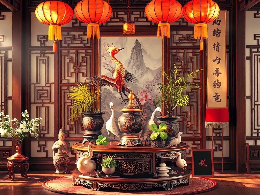 招财风水好的背景图