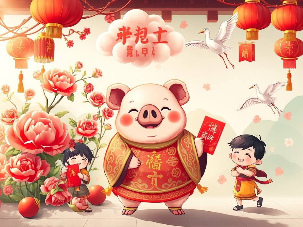 生肖猪2024喜事,属猪人接好运！