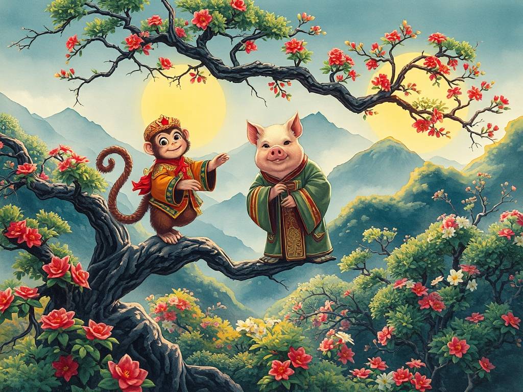 属猴和属猪