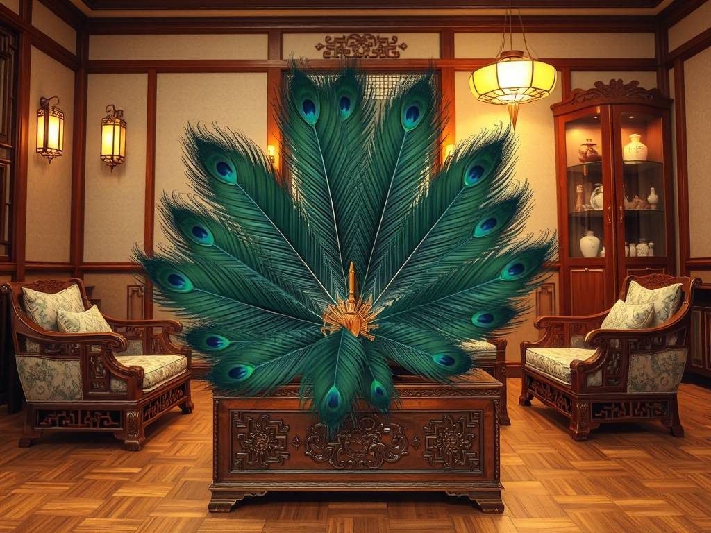 客厅放羽毛摆件风水