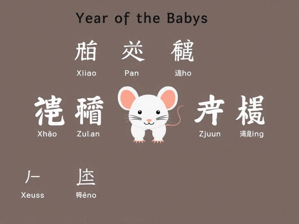 鼠年起名字大全男孩名字