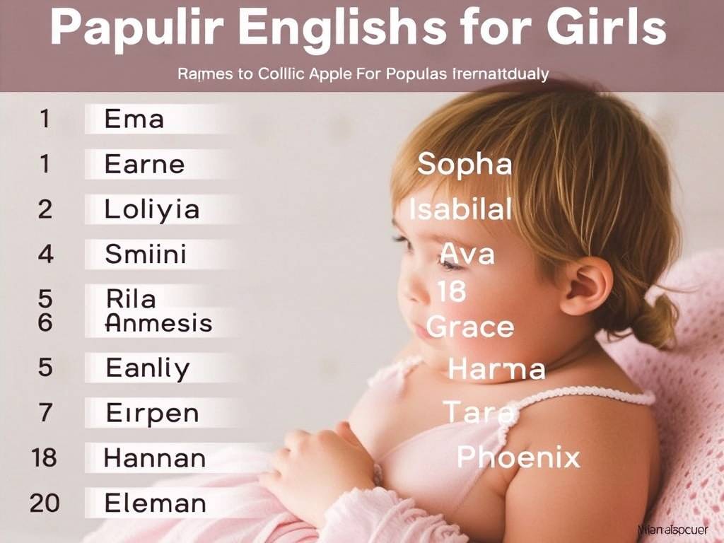 国外流行的女孩英文名